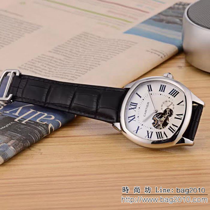 CARTIER卡地亞 最新鏤空新品 時尚高端精品男士腕表 WSS3066